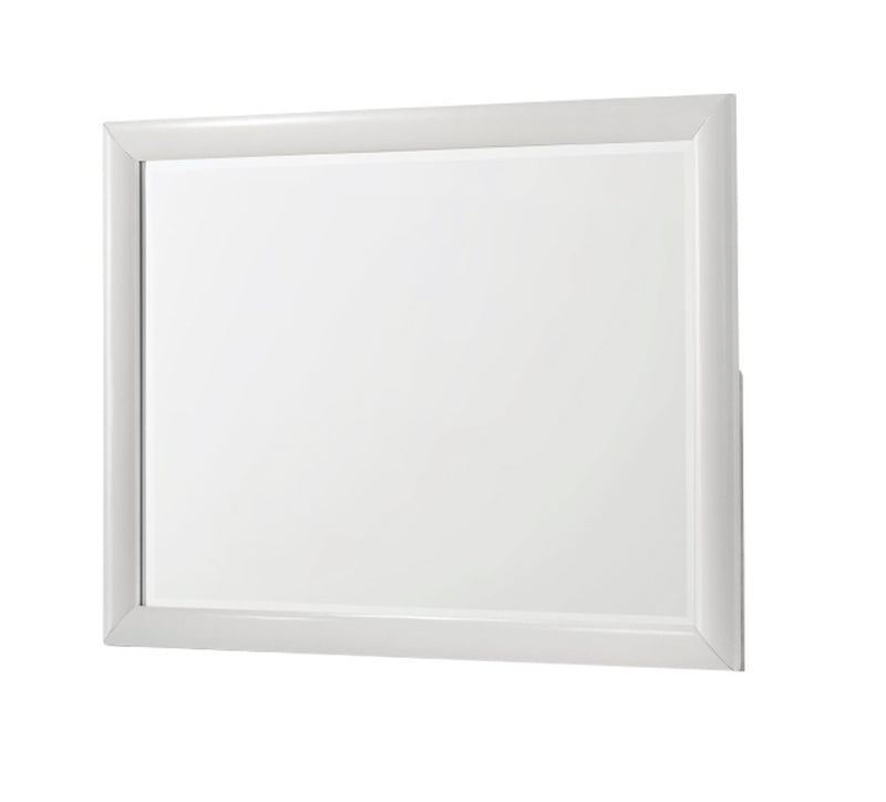 Galaxy Home Soul White Dresser and Mirror