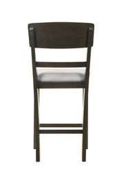 Crown Mark Oakly 7pc Counter Height Table Set