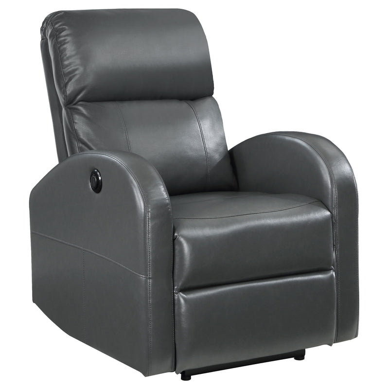 Coaster Furniture Grant Grey Power Recliner Chair