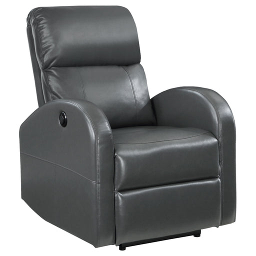 Coaster Furniture Grant Grey Power Recliner Chair