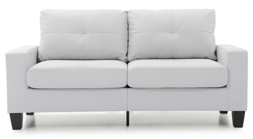 Glory Furniture Newbury White Faux Leather Modular Sofa