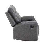 Steve Silver Gaston Gray Manual Recliner