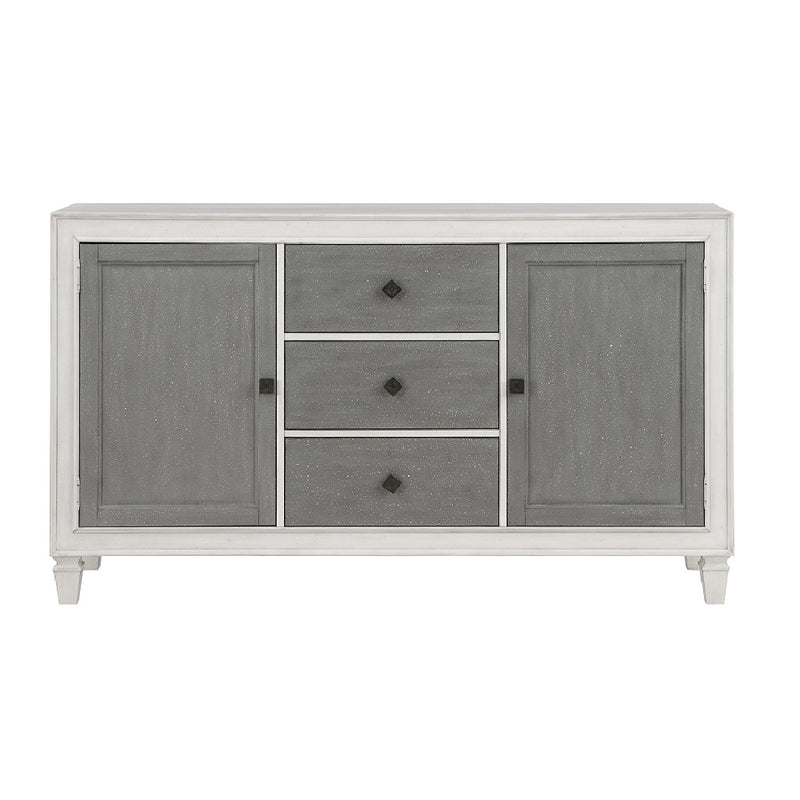 Acme Furniture Katia Gray Weathered White Server