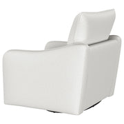 Coaster Furniture Madia Vanilla Ivory Swivel Glider Chair