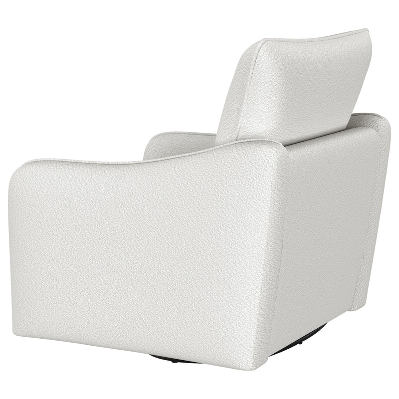 Coaster Furniture Madia Vanilla Ivory Swivel Glider Chair
