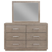 Coaster Furniture Kenora Barley Brown Beige Dresser and Mirror