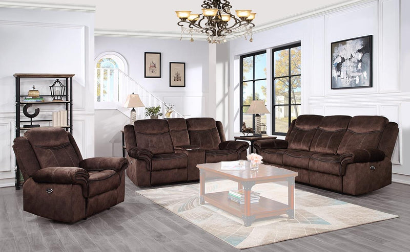 Global Furniture U2200 Coffee Power 3pc Living Room Set