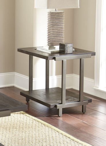 Steve Silver Terrell Smoky Brown End Table