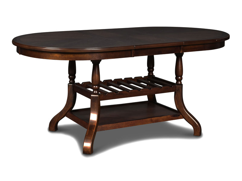 New Classic Furniture Bixby Black Espresso Dining Table