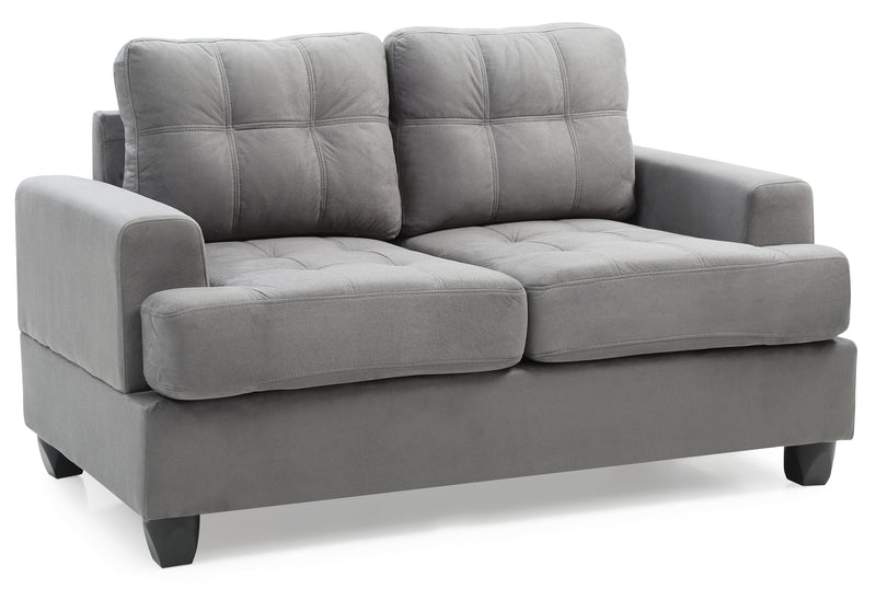 Glory Furniture Sandridge Gray Loveseat