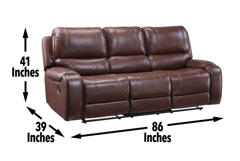 Steve Silver Keily Grey Manual Sofa