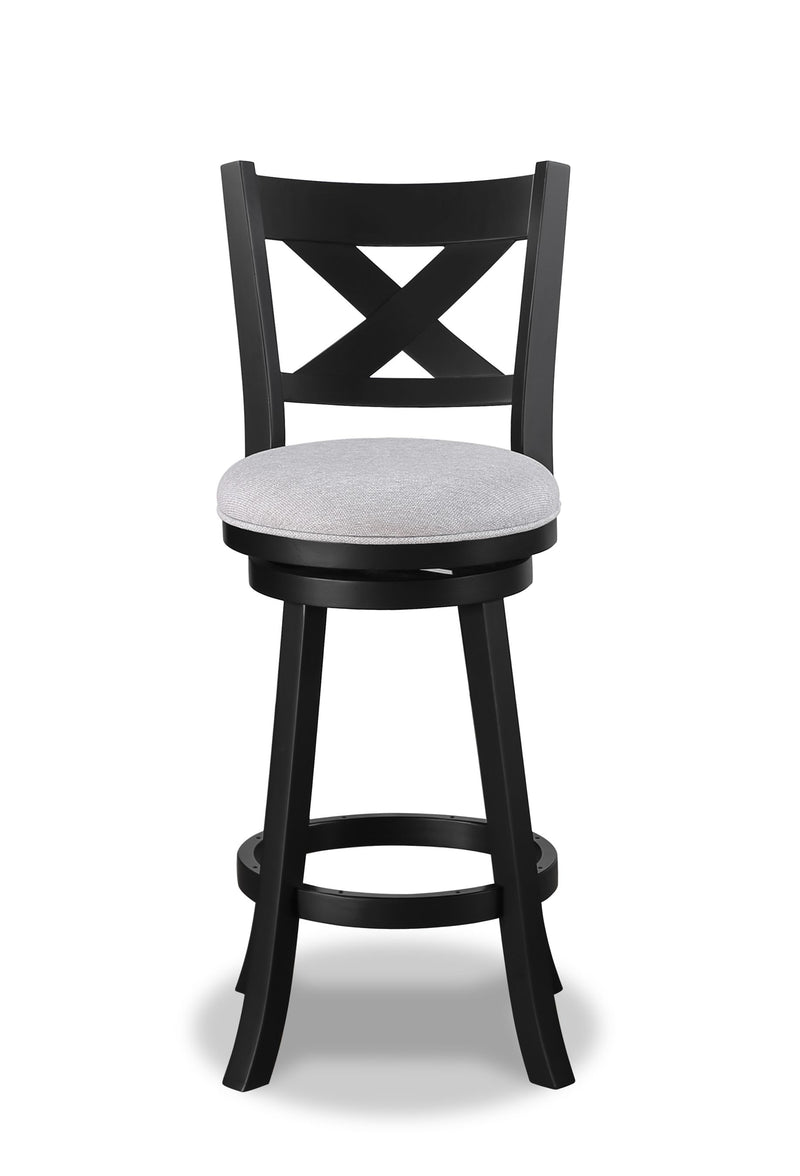 2 Crown Mark Kipper Dove Swivel Bar Stools