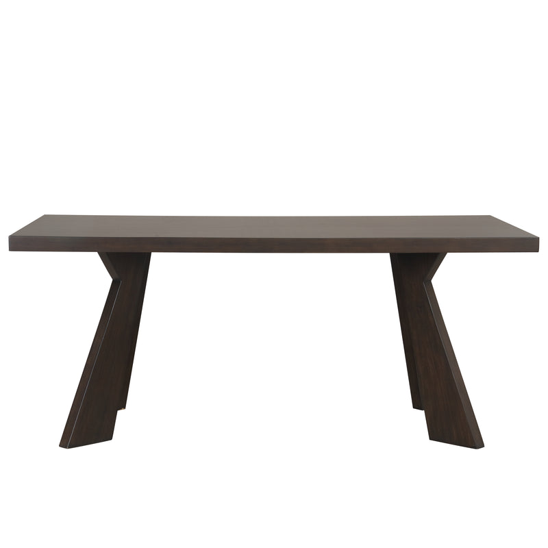 New Classic Furniture Chestnut Ridge Brown 72 Inch Dining Table