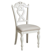 Home Elegance Cinderella Antique White Kids Writing Desk and Chair Set