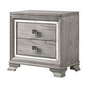 Crown Mark Vail Grey Night Stand