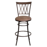 Steve Silver Sedona Dark Camel Swivel Bar Stool