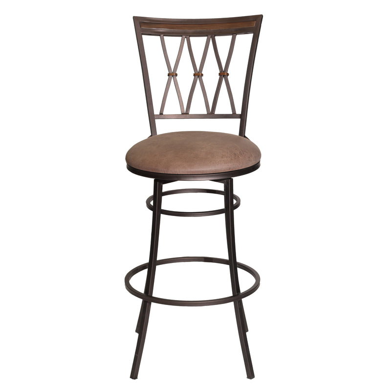 Steve Silver Sedona Dark Camel Swivel Bar Stool