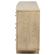 Coaster Furniture Kailani Beige Oak 9 Drawer Dresser