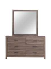Coaster Furniture Brantford Barrel Oak Dresser And Mirror