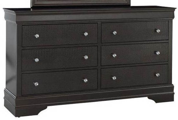 Global Furniture Pompei Grey Dresser and Mirror