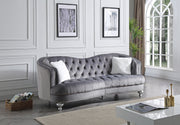 Glory Furniture Jewel Blue Velvet Sofa