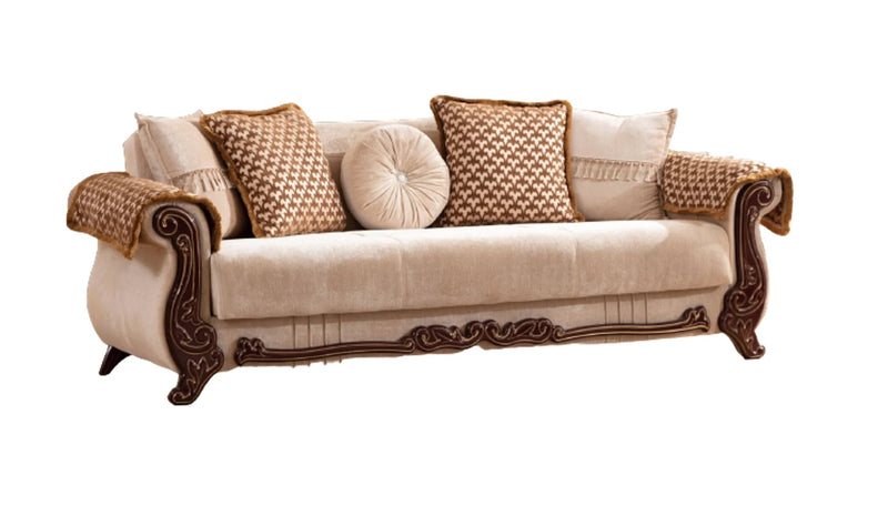 Galaxy Home Carmen Beige Sofa