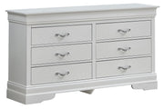 Glory Furniture Lorana White Pearl Dresser