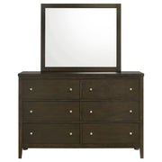 Coaster Furniture Wilkes Dark Cocoa Brown Dresser and Mirror