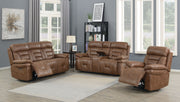 Steve Silver Brock Cinnamon Power Console Loveseat