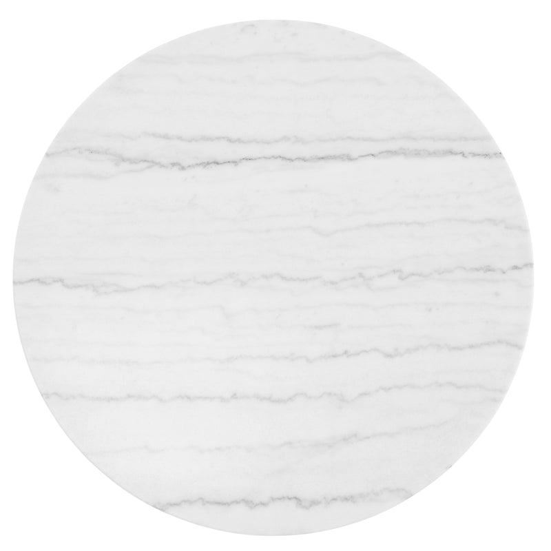 Steve Silver Carena White Round Dining Table