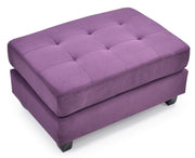 Glory Furniture Malone Chocolate Ottoman