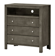 Glory Furniture Burlington Gray Media Chest