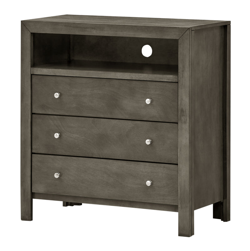 Glory Furniture Burlington Gray Media Chest