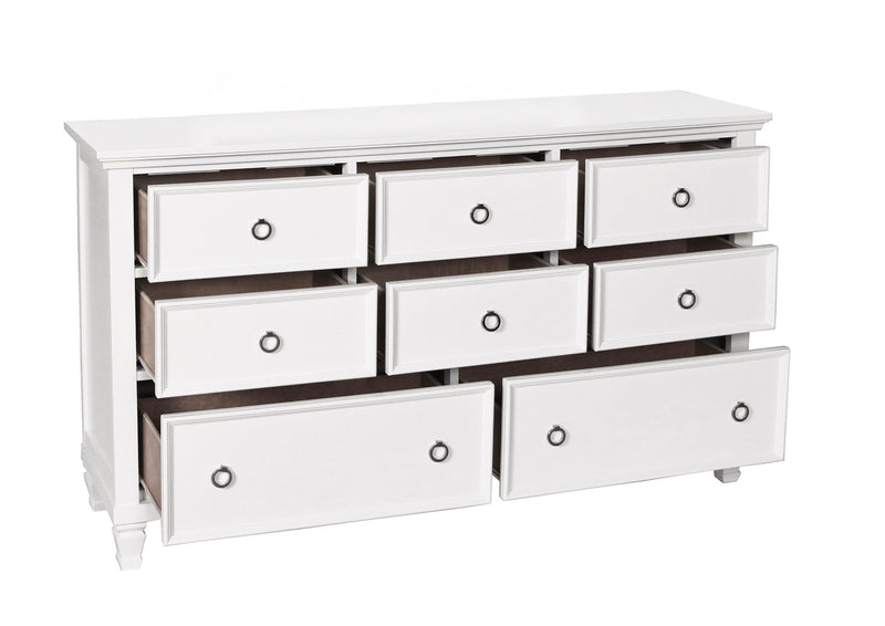 New Classic Furniture Tamarack White Wood Dresser