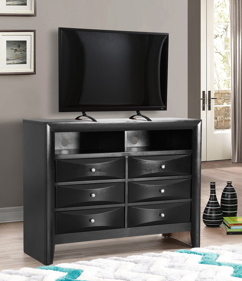 Glory Furniture Marilla Gray Media Chest