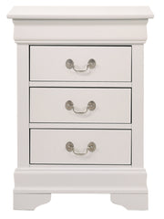 Glory Furniture Louis Phillipe Beige Drawers Nightstand