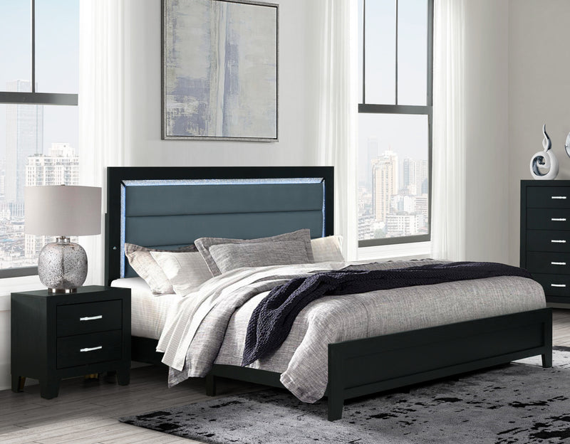 Global Furniture Reid Black Nightstand