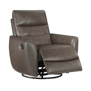 Home Elegance Cassian Brown Swivel Glider Reclining Chair