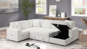 Galaxy Home Grande White Sectional