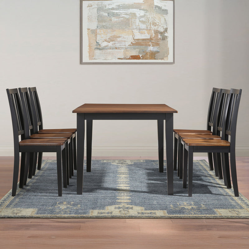 Steve Silver Joplin Brown 7pc Dining Set