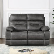 Steve Silver Rudger Moonlight Gray Manual Reclining Loveseat