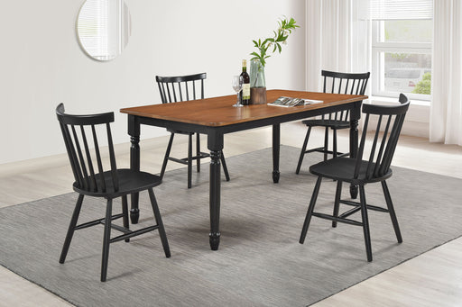 Coaster Furniture Hollyoak Black 5pc Dining Room Set