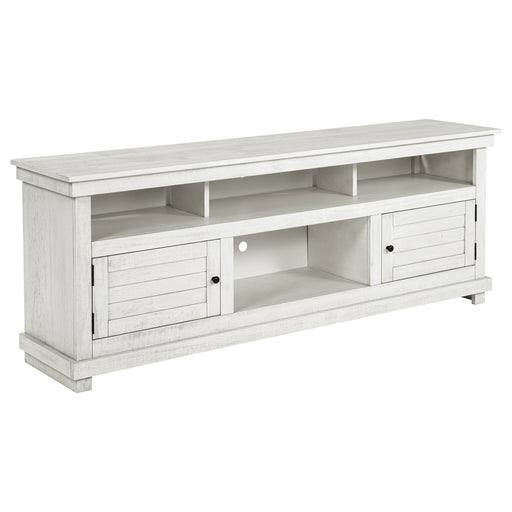 Coaster Furniture Payne Distressed White 70 Inch TV Stand