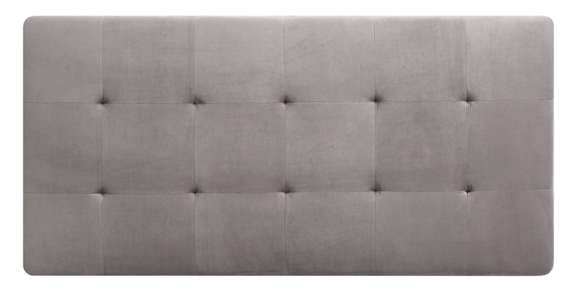 Glory Furniture Derek Gray Velvet Ottoman