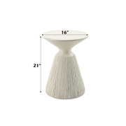 Acme Furniture Duane Natural White Accent Table