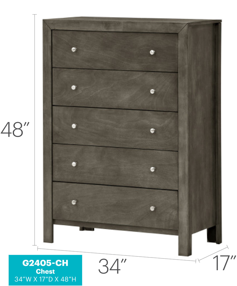 Glory Furniture Burlington Cherry Chest