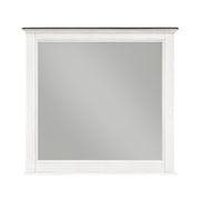 Home Elegance Chesterton Brown White Dresser And Mirror