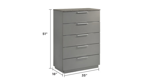 Galaxy Home Elara Gray Chest