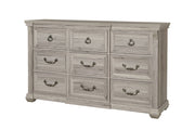 Global Furniture Rowan Tatum Natural Dresser and Mirror