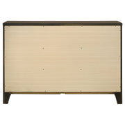 Coaster Furniture Wilkes Dark Cocoa Brown 6 Drawer Dressers